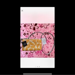 Kate Spade Yellow and White Crossbody Bag